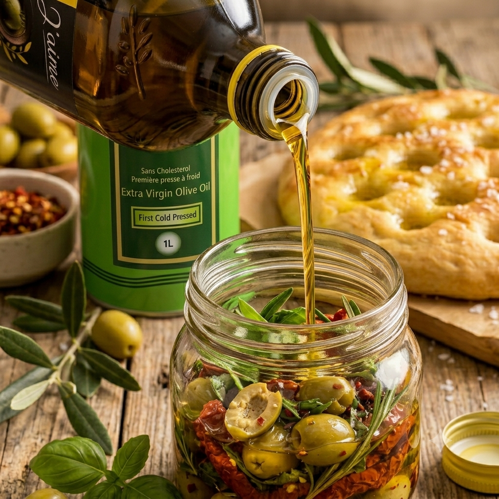 Salade de fruit à l'huile d'olive